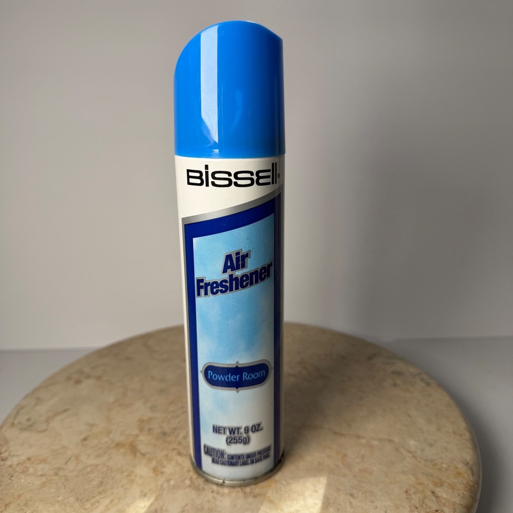 Bissell Air Freshener 9oz Powder Room Vintage Scented Aerosol Spray Made in USA